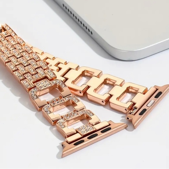 Rose Gold Plated Stainless Steel Band - Apple Watch - Picture 3 of 4